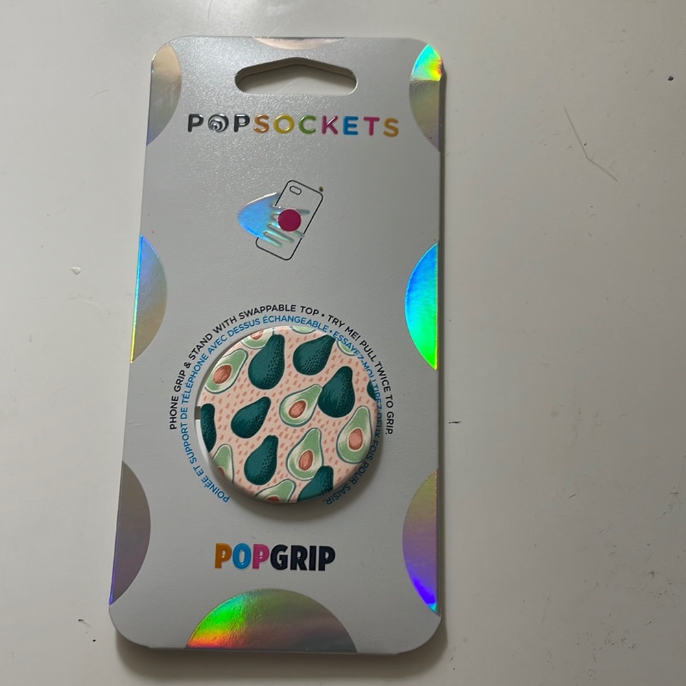 Avocado design pop socket